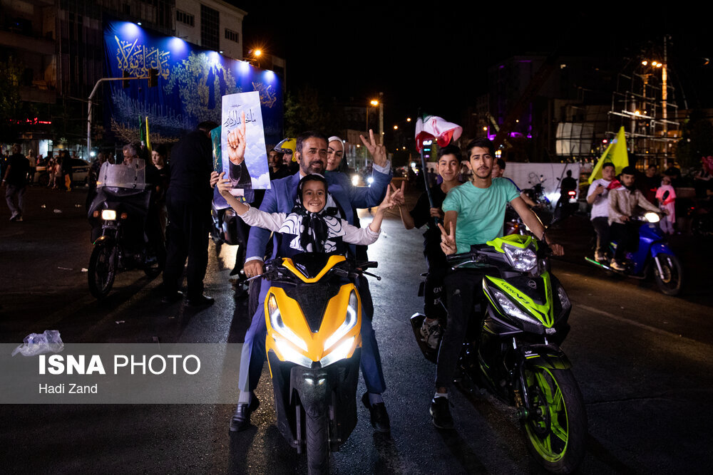 تصاویری از واکنش مردم به آغاز عملیات وعده صادق ۳