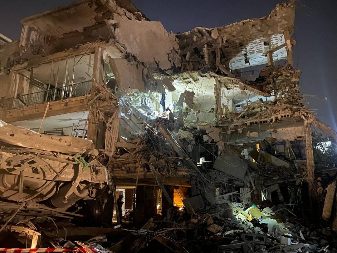 ۶ ساختمان در تلآویو در حمله ایران با خاک یکسان شد/تصاویر