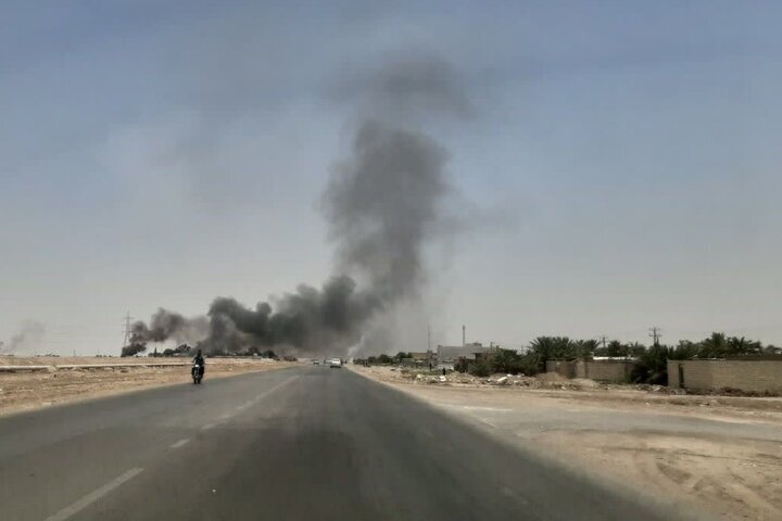 انفجا در آبادان/ یادمان شهید تندگویان هدف گرفته شد+ عکس