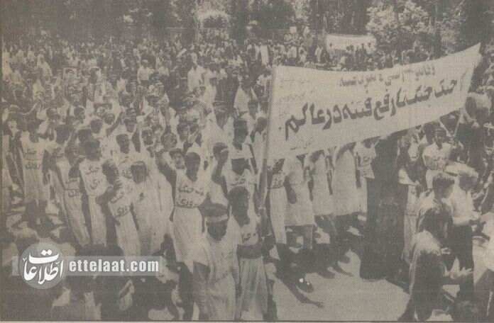 راهپیمایی پنج میلیونی علیه اسرائیل در تهرانِ چهل سال پیش + عکس
