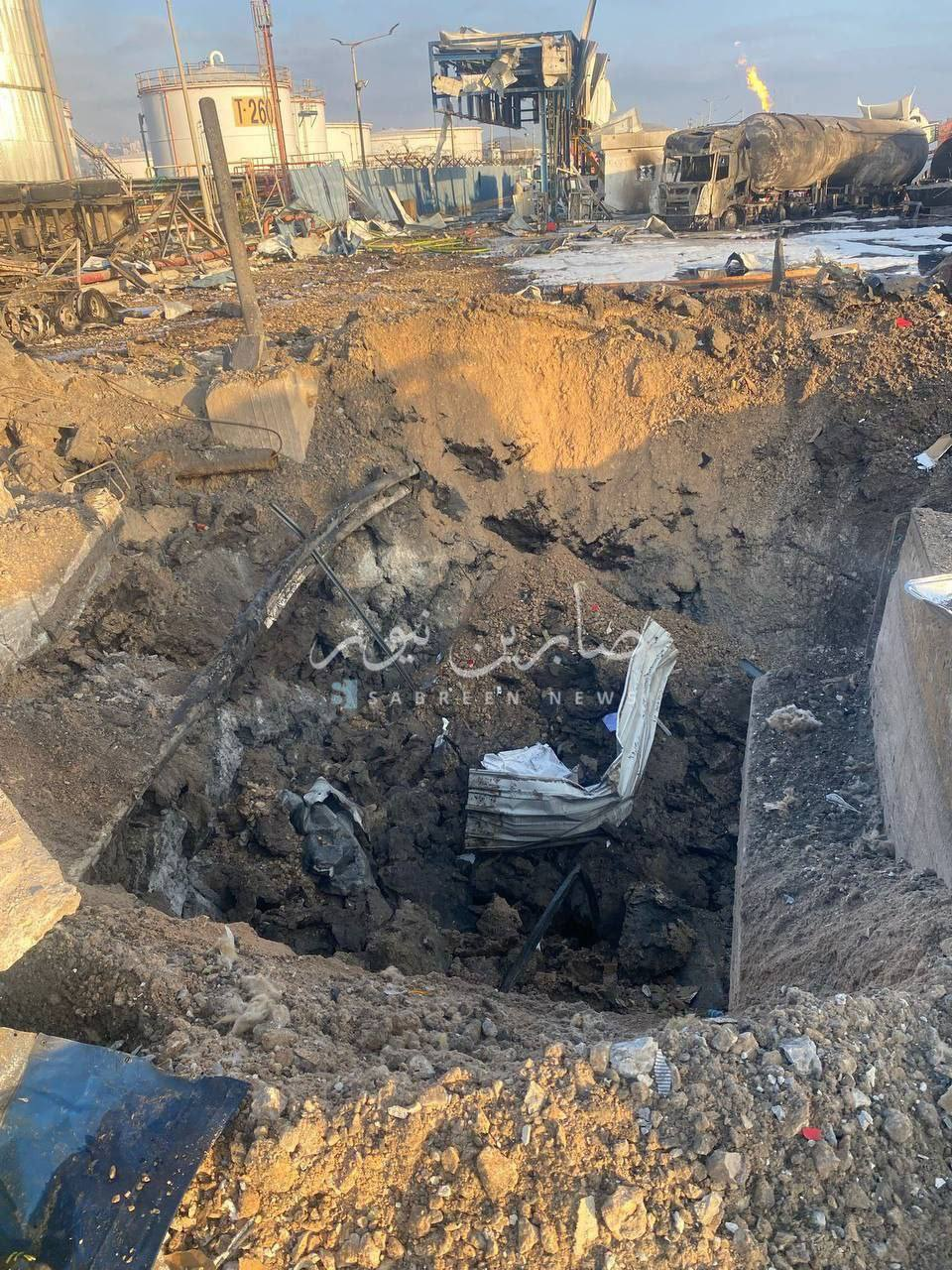 واضح ترین تصاویر از وضعیت تخریب پالایشگاه نفت حیفا پس از حمله موشکی ایران