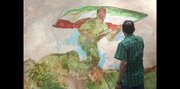 نقاشی جدید حسن روح‌الامین/ عکس