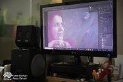 اثر ناتمام نقاشی که با حمله رژیم صهیونیستی به شهادت رسید/ عکس