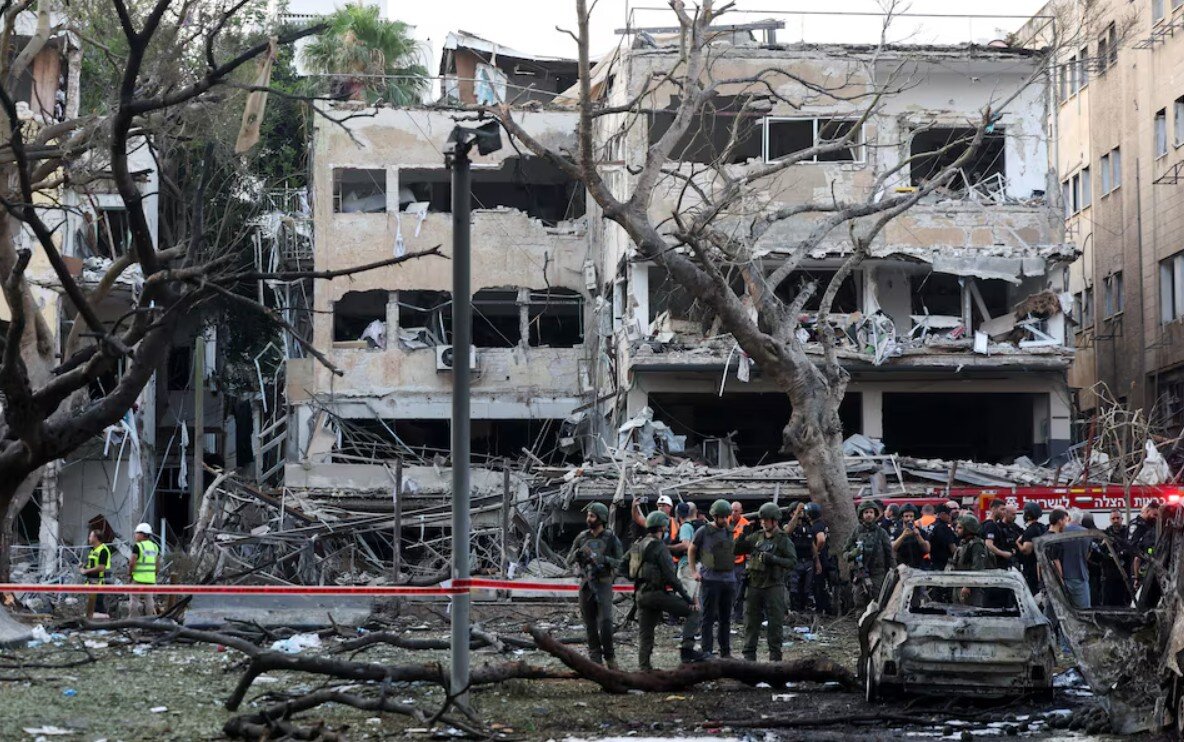 اسرائیل خواب این روزها را هم نمیدید؛تصاویری از میزان خسارت موشکهای ایران به تلآویو و حیفا