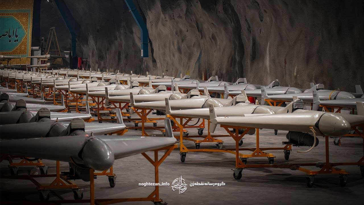 تصاویری از یک تونل پهپادی سپاه منتشر شد