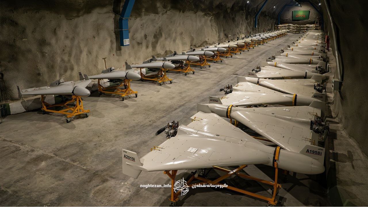تصاویری از یک تونل پهپادی سپاه منتشر شد