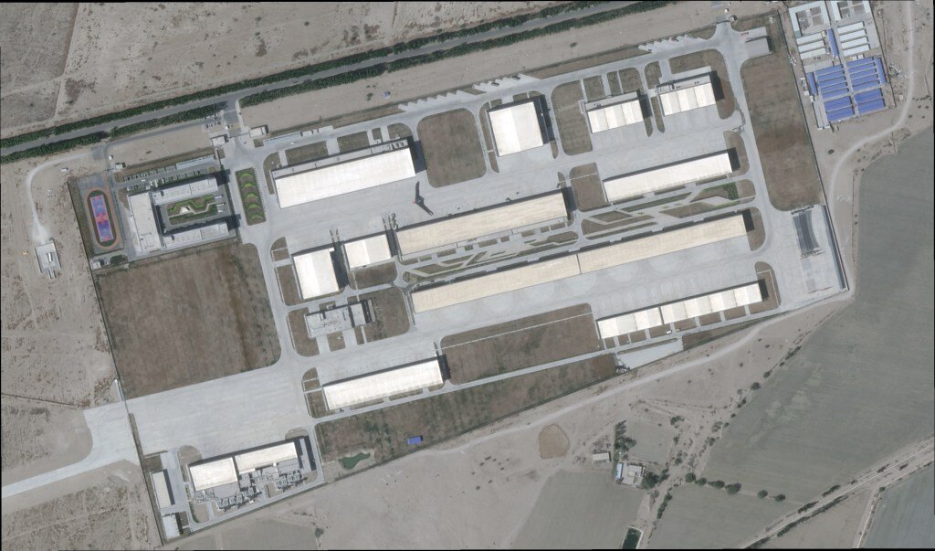 دیده شدن پهپاد غولپیکر چین در تصاویر ماهوارهای /عکس