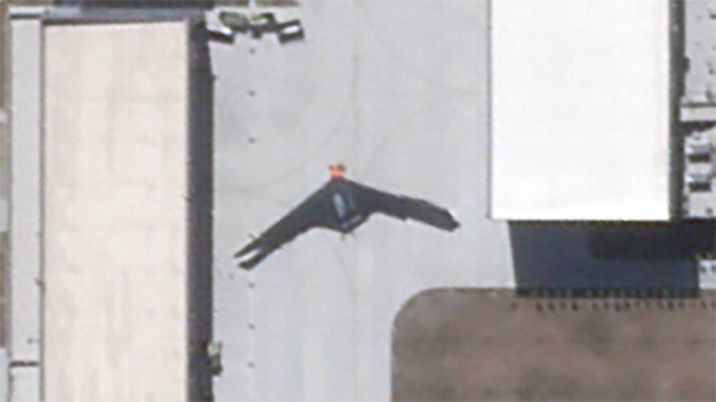 دیده شدن پهپاد غولپیکر چین در تصاویر ماهوارهای /عکس