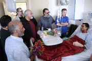 عیادت مدیران خانه سینما از حادثه‌دیدگان حمله صهیونیست‌ها به کشور
