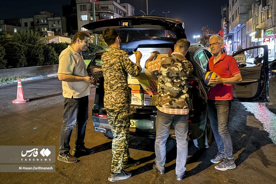 تصاویری از ایست و بازرسی بسیج در تهران