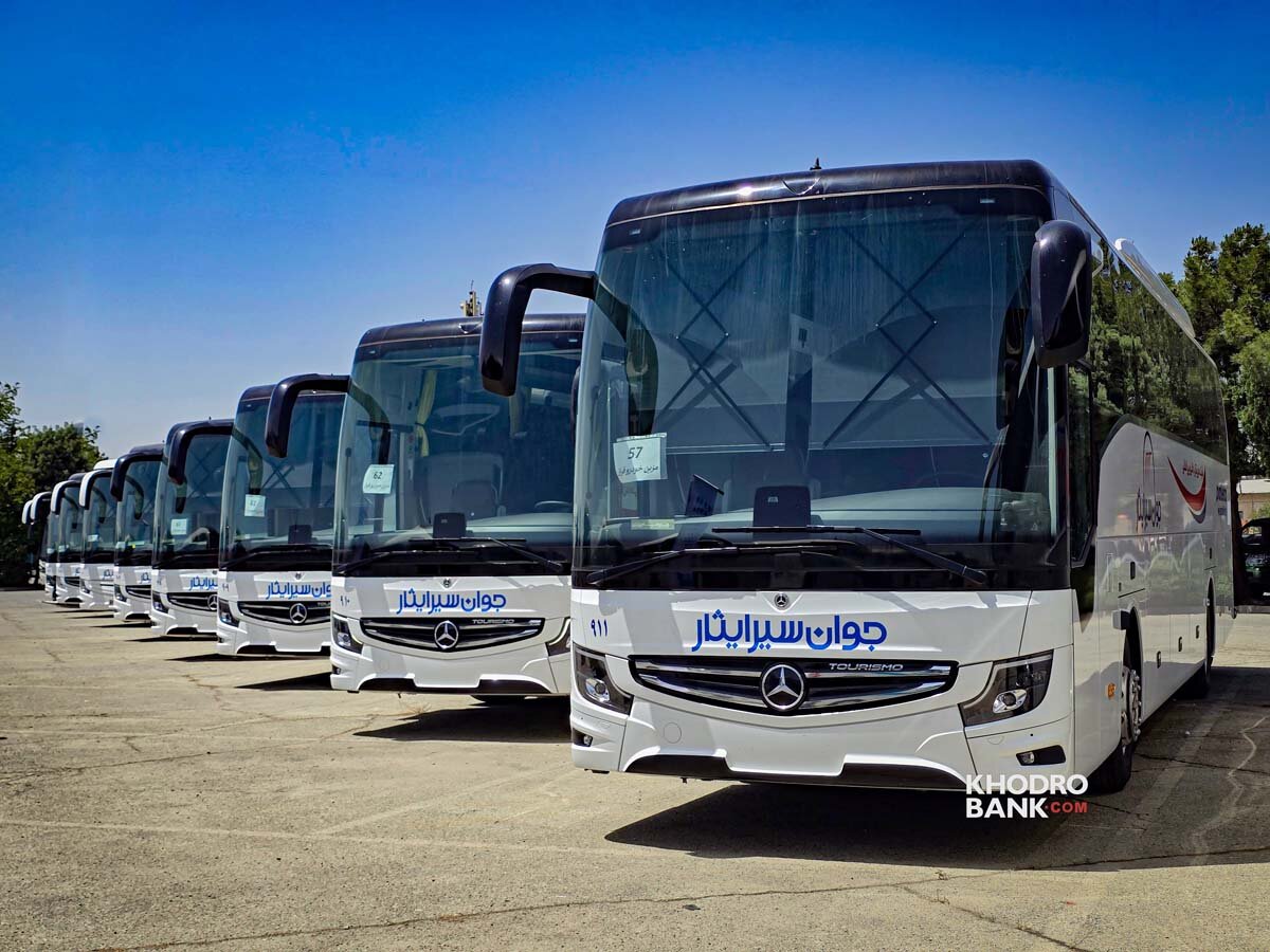 حضور مرسدس بنز Tourismo در در ناوگان بینشهری ایران