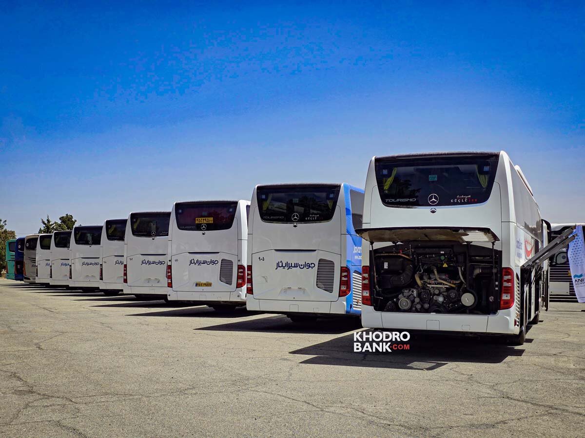 حضور مرسدس بنز Tourismo در در ناوگان بینشهری ایران