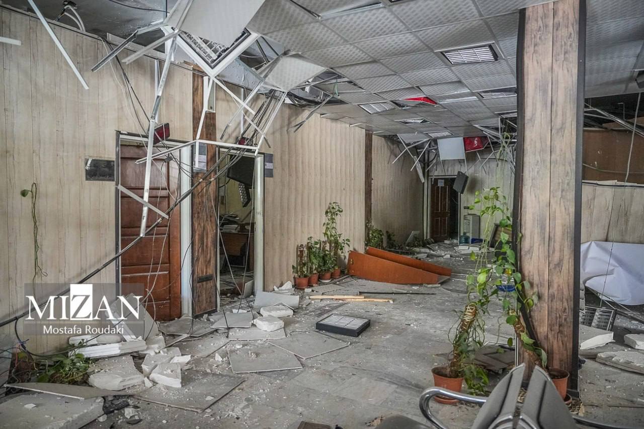 تصاویر خبرگزاری قوه قضائیه از زندان اوین بعد از حمله رژیم صهیونیستی