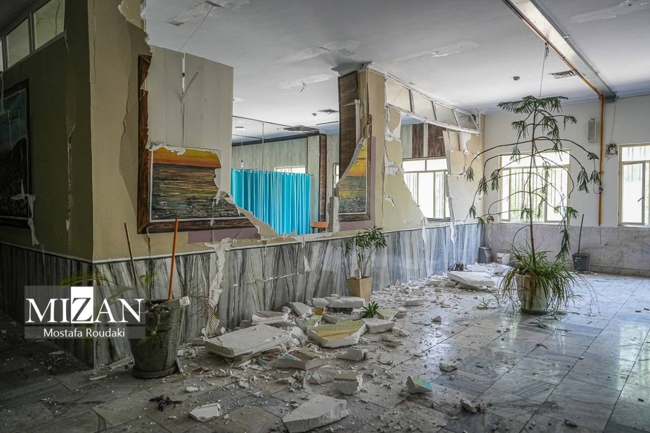 تصاویر خبرگزاری قوه قضائیه از زندان اوین بعد از حمله رژیم صهیونیستی