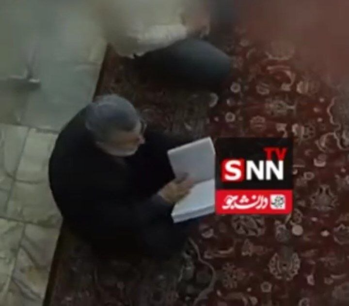 آخرین زیارت سردار حاجی زاده در شاهچراغ + تصاویر