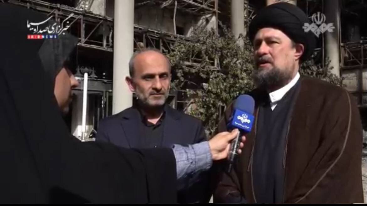 سید حسن خمینی از صدا و سیما بازدید کرد