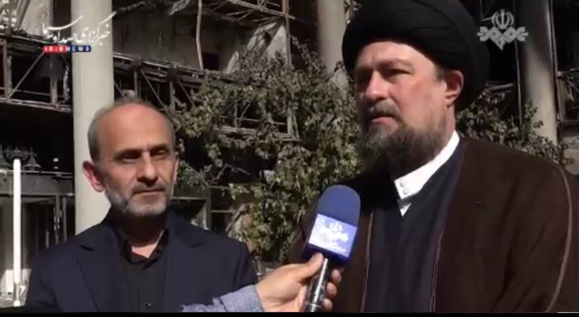 سید حسن خمینی از صدا و سیما بازدید کرد