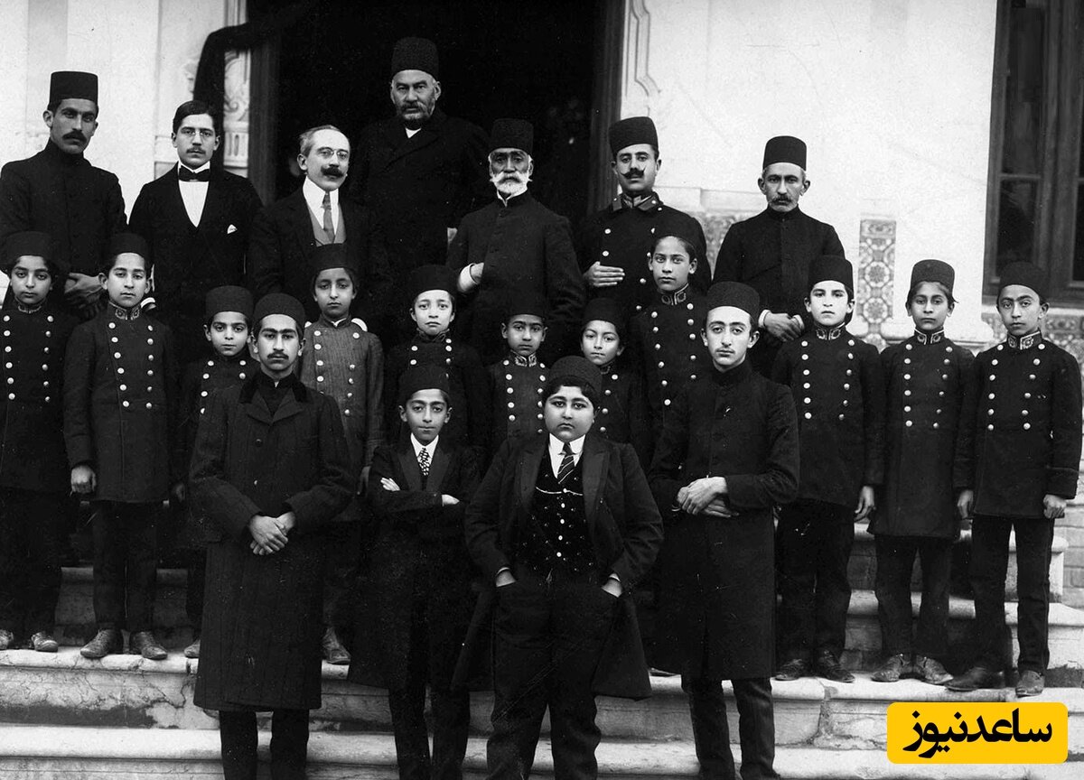 عکس/ احمدشاه وقتی محصل بود