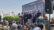 تشییع باشکوه پیکر مطهر شهید سرلشگر محرابی در اهواز