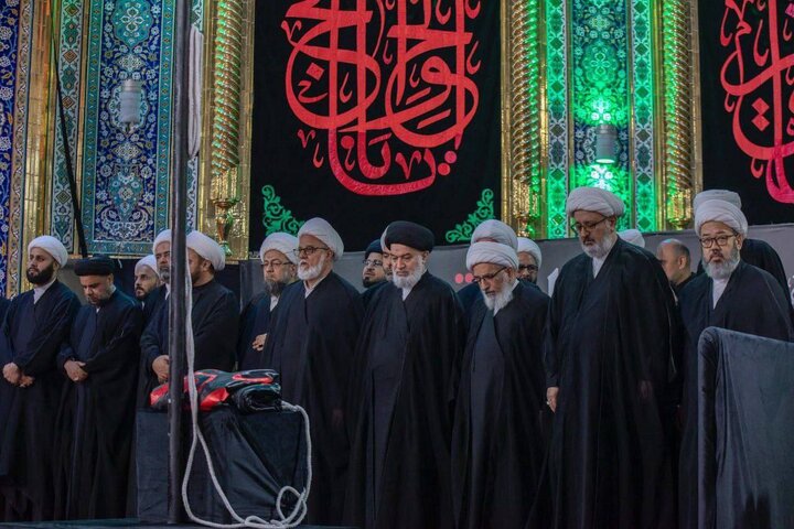 مراسم تعویض پرچم حرم حضرت ابوالفضل العباس علیه السلام