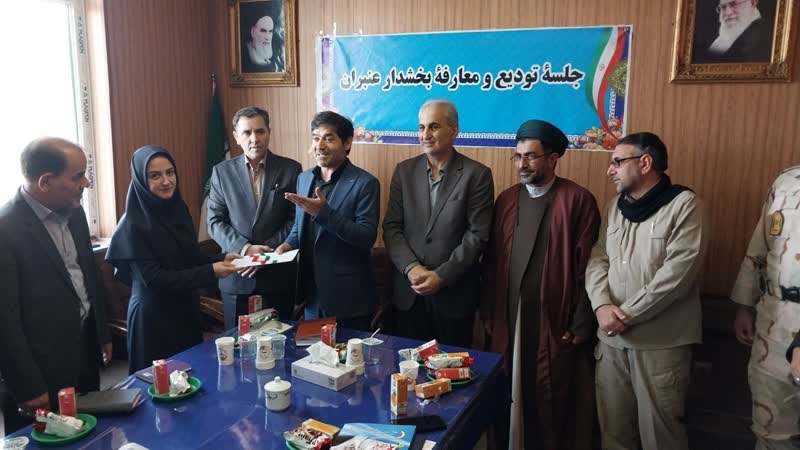 معارفه نخستین زن بخشدار اهل سنت در استان اردبیل