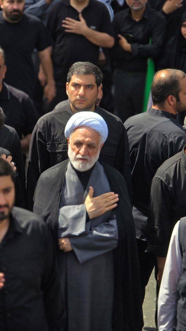 حضور رئیس قوه قضائیه در مراسم تشییع پیکر شهدای رژیم صهیونیستی