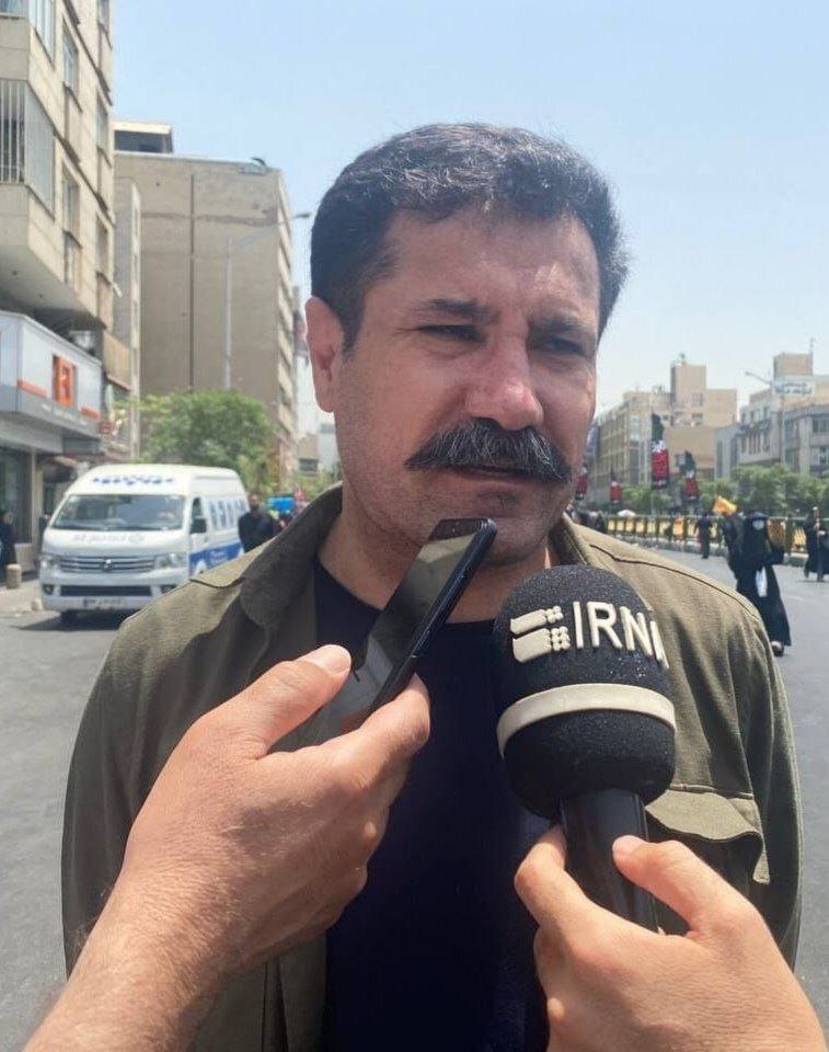 حضور وزیر ارشاد و معاون اهل تسنن پزشکیان در مراسم تشییع شهدای اقتدار 3