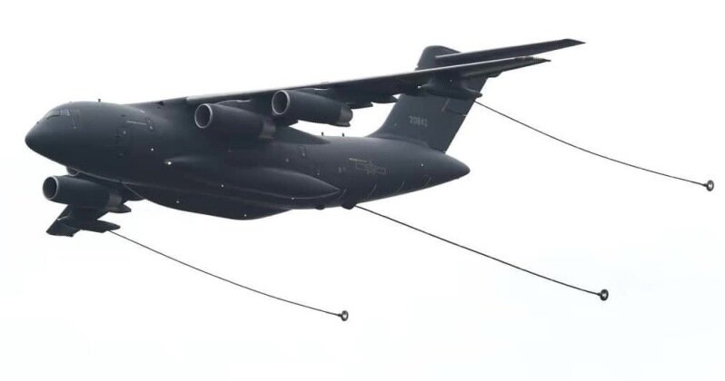 افزایش برد عملیات بمبافکنهای چینی با تانکر هوایی پیشرفته YY-۲۰