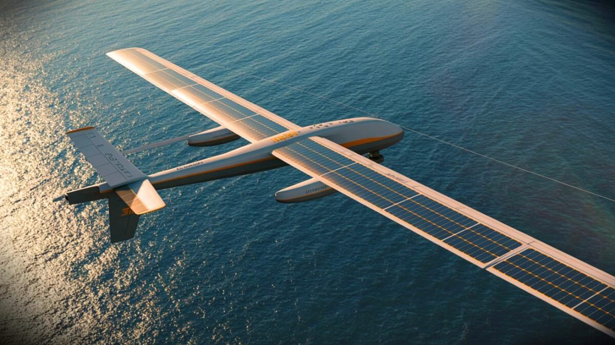 پهپادی با بالهای بزرگتر از بوئینگ ۷۴۷، بدون حتی یک قطره سوخت!