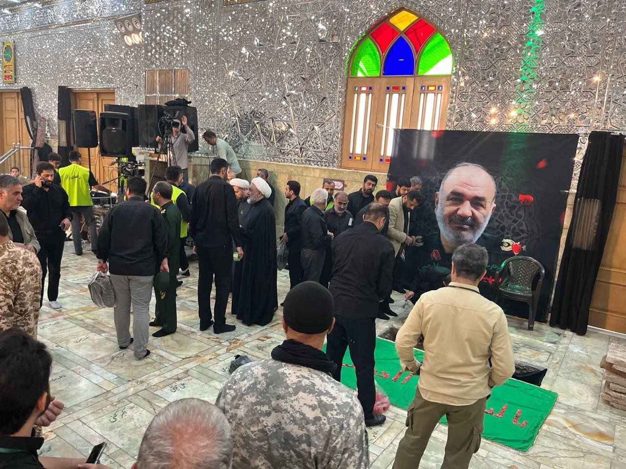 تصاویری از آماده سازی آرامگاه سردار شهید سلامی