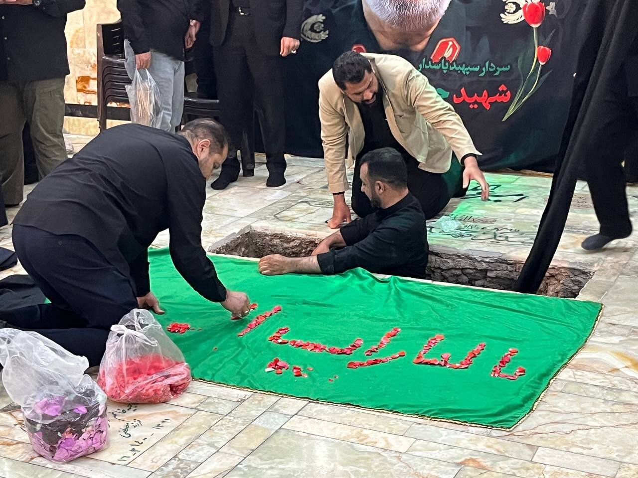 تصاویری از آماده سازی آرامگاه سردار شهید سلامی
