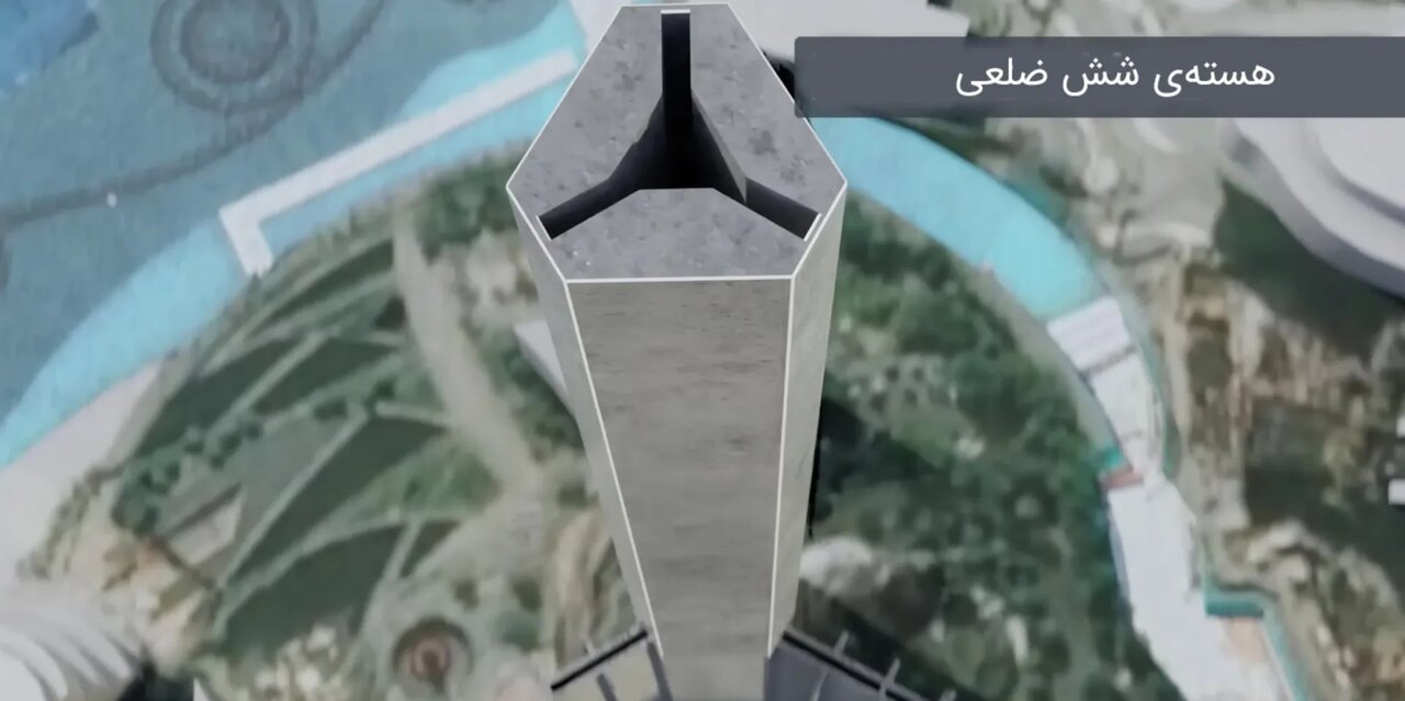 هسته ششضلعی برج خلیفه