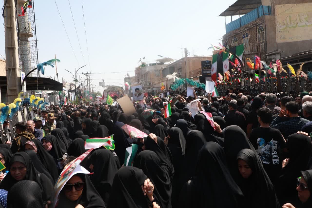 تصاویر | میراث رشید بر دوش مردم؛ تصاویری از بیعت دوباره در پایتخت مقاومت