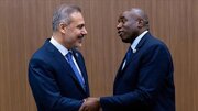وزیرخارجه ترکیه در کنفرانس خبری با وزیرخارجه انگلیس؛ از راهبرد آنکارا درباره جنگ ایران و اسرائیل گفت
