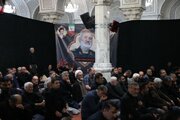 حضور پزشکیان و قالیباف در مراسم ختم شهید سردار محمد کاظمی