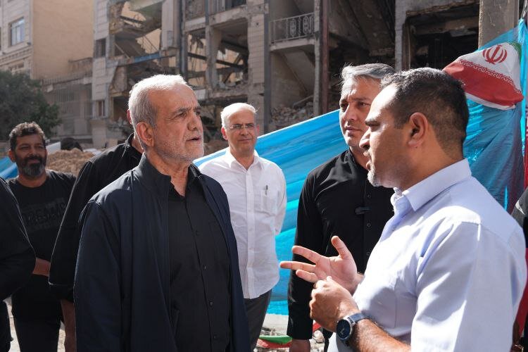 پزشکیان از مناطق آسیب دیده بازدید کرد