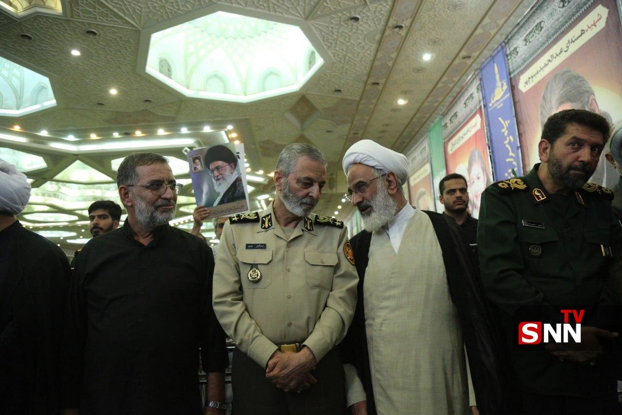 حضور سرلشکر موسوی در مراسم بزرگداشت شهدای اقتدار + تصاویر