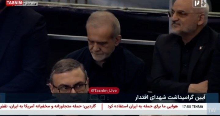 حضور پزشکیان در مراسم گرامیداشت شهدای اقتدار + تصاویر