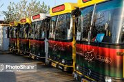 اتوبوس‌های مشهد در تاسوعا و عاشورا صلواتی خدمت‌رسانی می‌کنند
