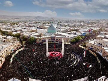 اعلام محدودیت تردد در مسیر دسته عزاداری حسینیه اعظم زنجان