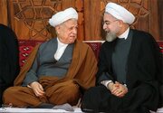 عکس/ حسن روحانی و هاشمی رفسنجانی با لباس نظامی