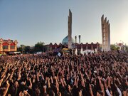 برگزاری باشکوه دسته عزاداری حسینیه اعظم زنجان همزمان با یوم‌العباس