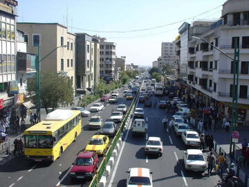 عکس/ خیابان پاسداران تهران، سال ۱۳۴۷