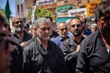 طنین اشک و ارادت در ایلام؛ عزاداری باشکوه مردم در روز عاشورا