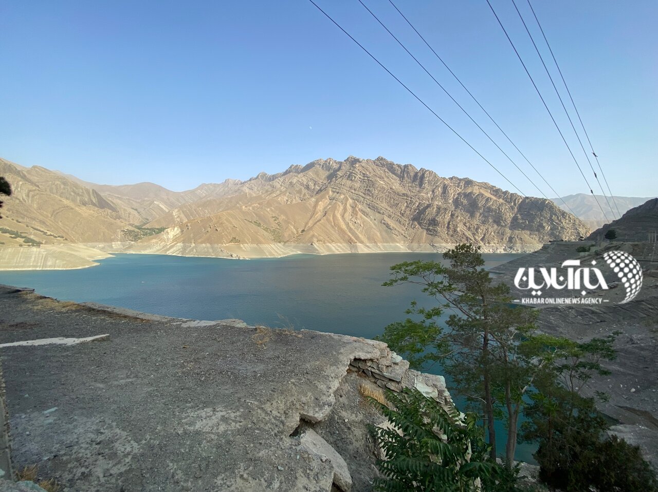 عکس | وضعیت سد کرج در اولین ماه از تابستان