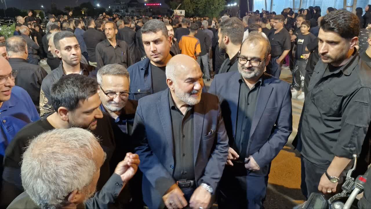تصاویر | حضور استاندار خوزستان در عزاداری شب عاشورا؛ از حصیرآباد تا هیئتهای خرمشهری و قشقایی