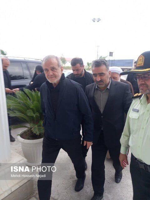 پزشکیان وارد بندر آستارا شد + تصویر 2