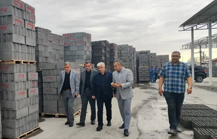 بازدید معاون استاندار گلستان از واحدهای صنعتی؛ گامی برای جهش تولید