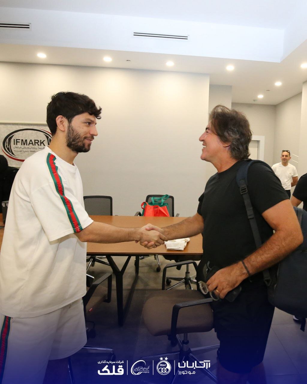 عکس| حضور ساپینتو و سه بازیکن استقلال در ایفمارک