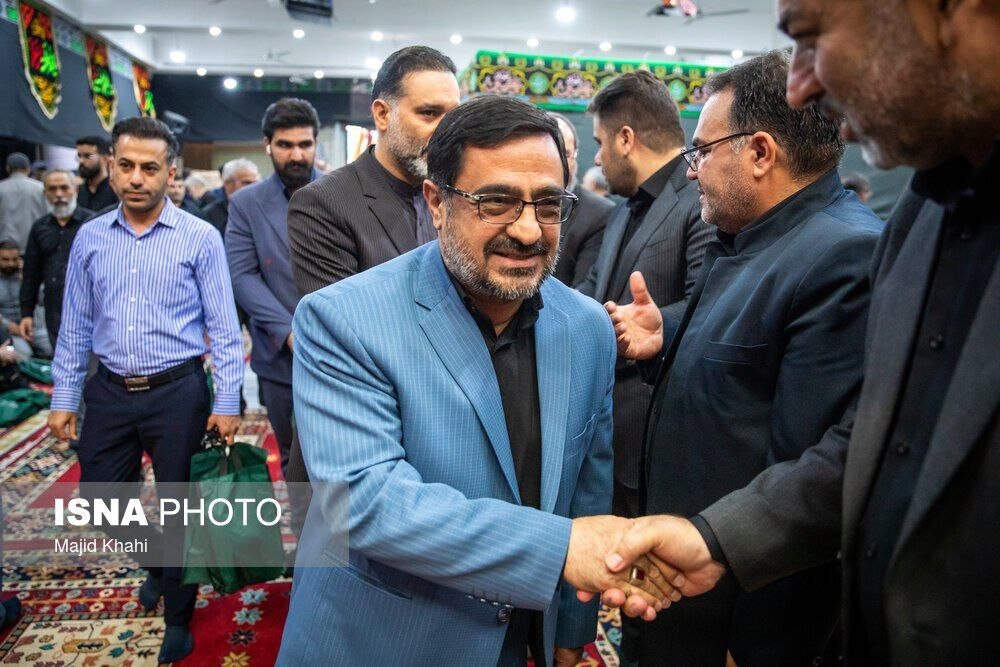 تصویری از سعید مرتضوی در مراسم گرامیداشت شهدای حمله اسرائیل به زندان اوین 3